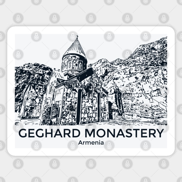 Geghard Monastery - Armenia Sticker by Lakeric